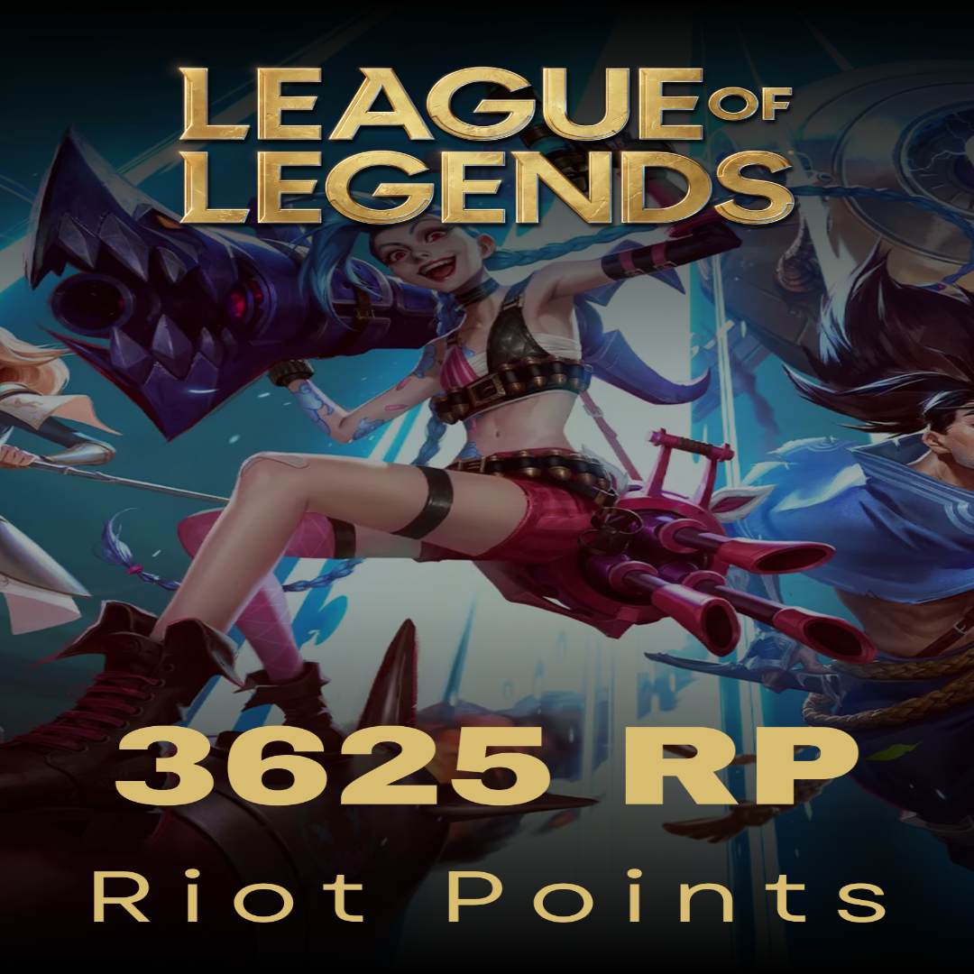 League of Legends 850 TRY RIOT Cash (3625 RP)