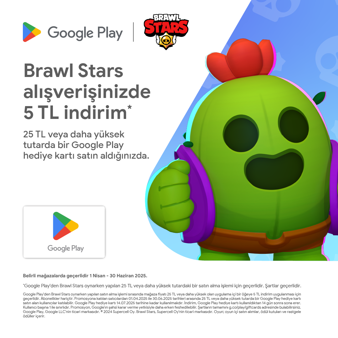 Google Play Store Digital Code 1000 TR /-/