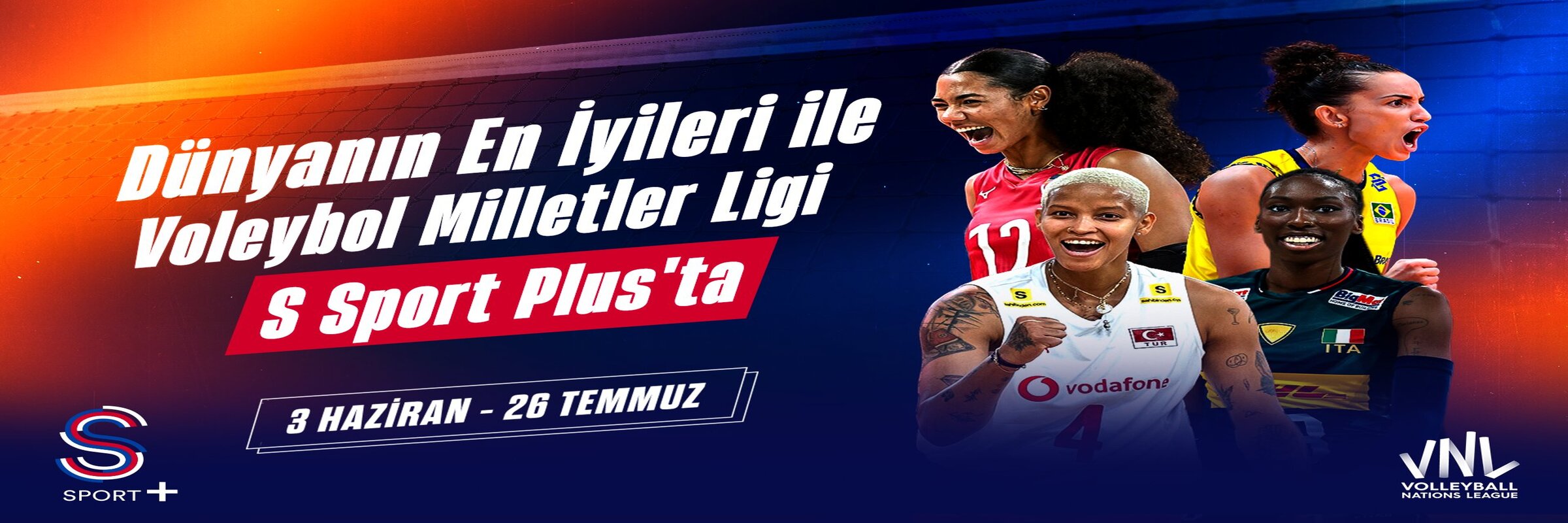 Kadınlar Voleybol Milletler Ligi Ssport+