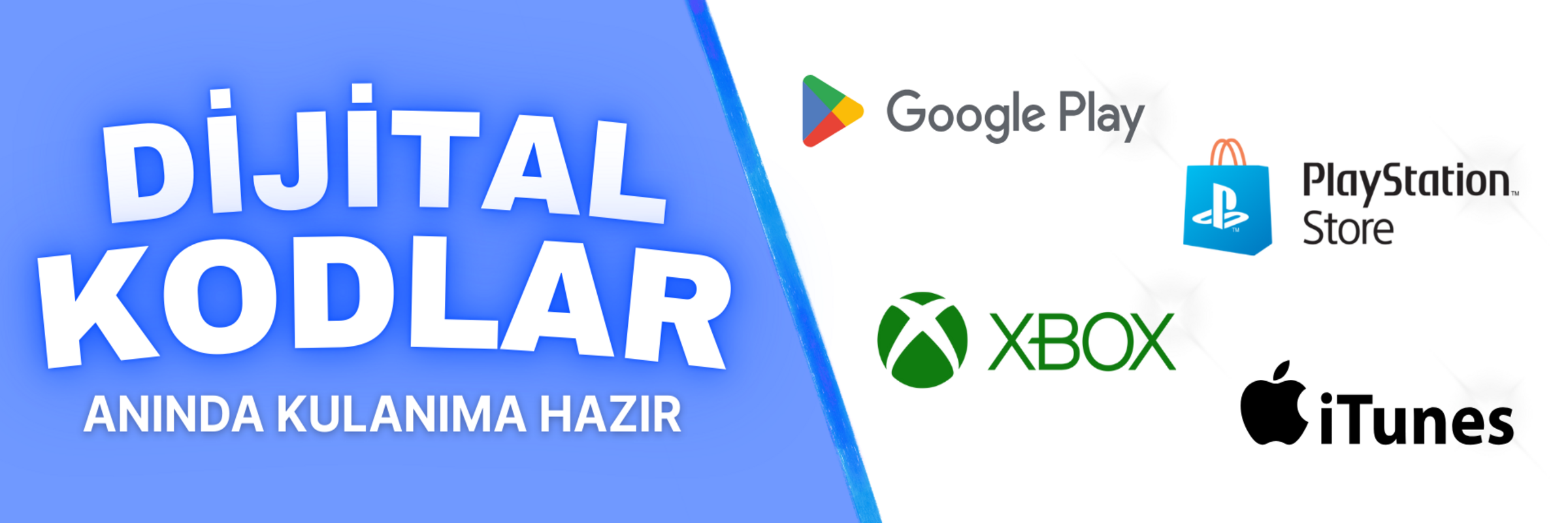 Dijital Kodlar I XBOX, Playstation Store, Google Play...