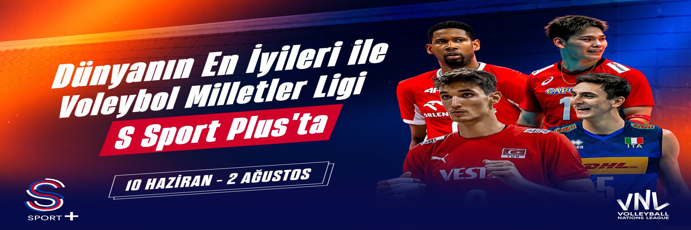 Erkekler Voleybol Milletler Ligi Ssport+
