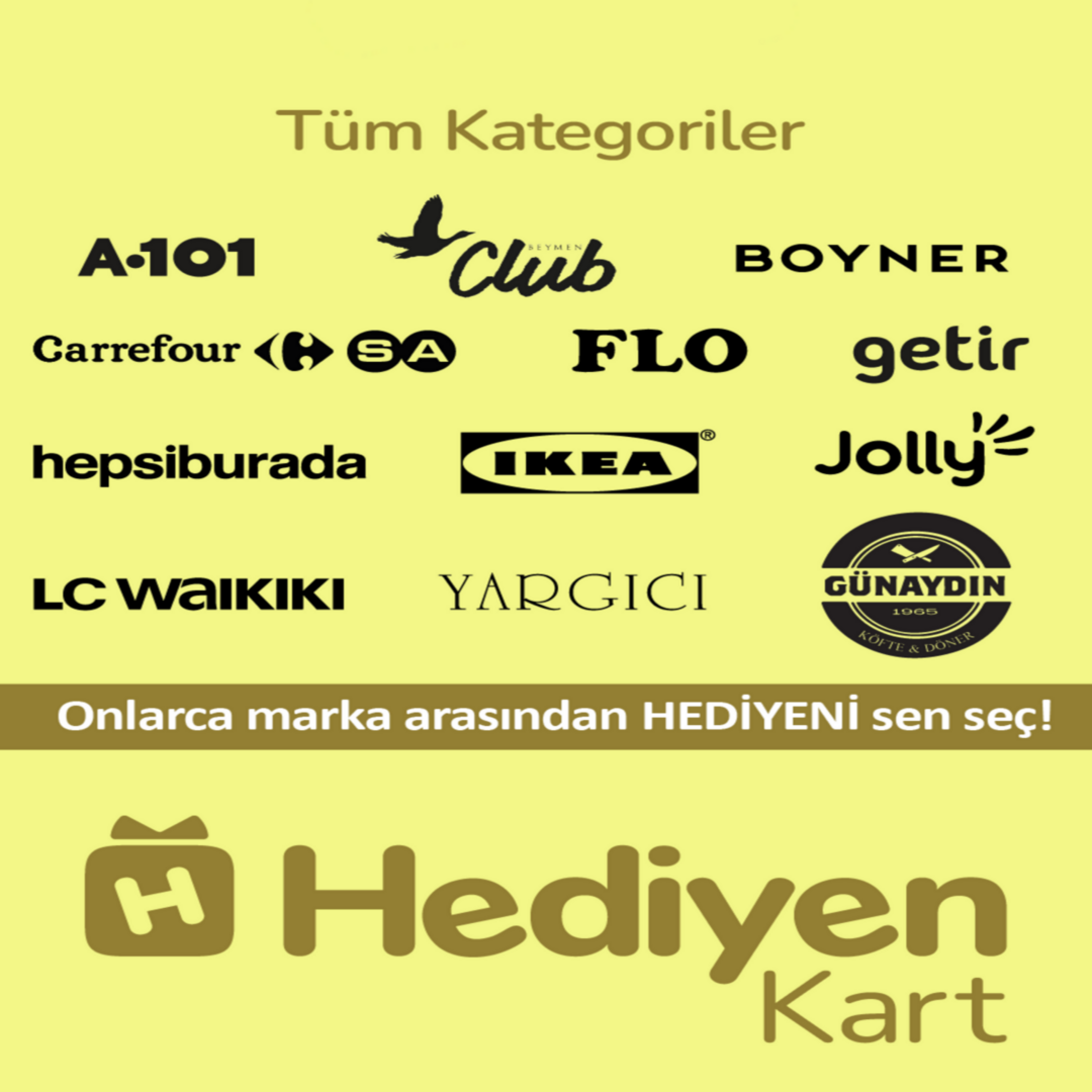 Hediyen Kart – Tüm Kategoriler 750 TRY