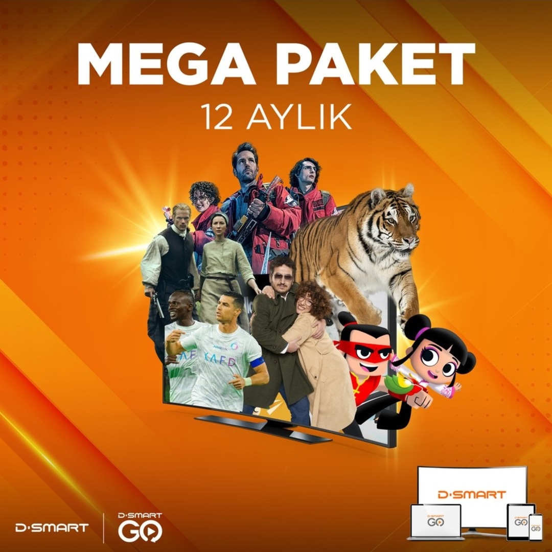 D-Smart GO Mega 12 Aylık Dijital Abonelik Kodu